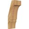 Ekena Millwork 6"W x 6"D x 18"H Balboa Rough Sawn Knee Brace, Western Red Cedar BRC06X06X18BOA00RWR - alternate 1